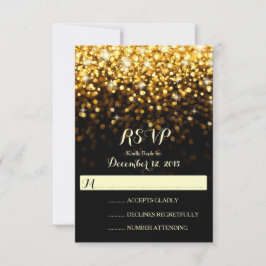Guld Black Hollywood Glitz Glam Bröllop OSA