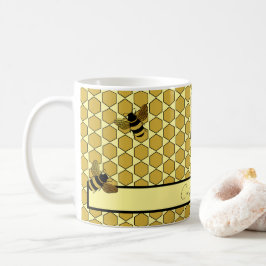 GULD BLACK HUMLA BUTTER GULT HONEYCOMB KAFFEMUGG