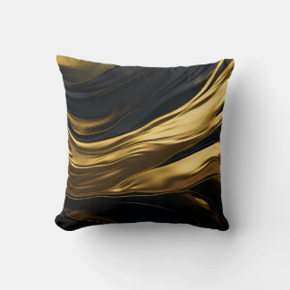 Guld & Black Sleek Dekorativ kudde