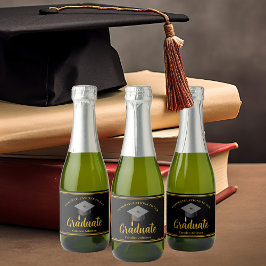 Guld Black Studentfest Formell Student Mini