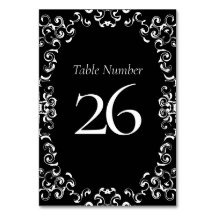 Guld & Black Swirl Gothic Bröllop