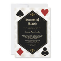 Guld Black White Vegas Casino Bachelorette Helg