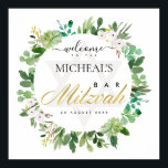 GULD BLADKRANS STJÄRN BAR MITZVAH VÄLKOMMEN POSTER<br><div class="desc">Om du behöver ytterligare anpassning eller andra matchande föremål,  tveka inte att kontakta mig på info@yellowfebstudio.com</div>