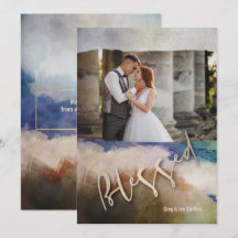 Guld Blank vattenfärgsjulfoto