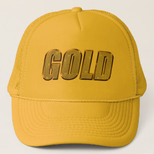 Guld Bling Hat Keps