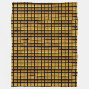 Guld Block Fleece Blanket