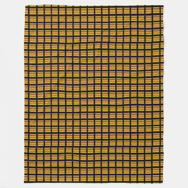 Guld Block Fleece Blanket (Framsidan)