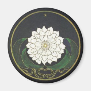Guld- blomma för Mandala Magnet