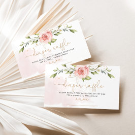 Guld  blommigt, bländare, raffle biljett tilläggskort