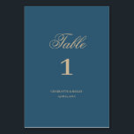 Guld Blommigt Boho Bröllop Bordsnummer<br><div class="desc">Guld Blommigt Boho Bröllop Bordsnummer</div>