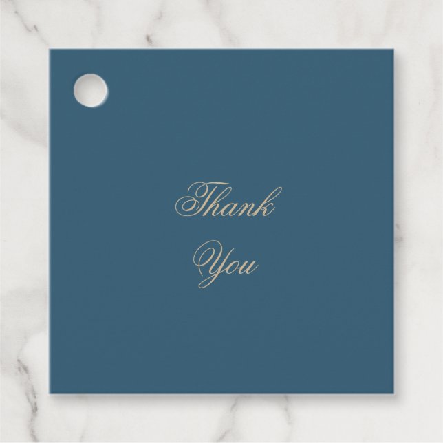 Guld Blommigt Boho Bröllop Gåvor Etiketter (Framsida)