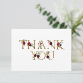 Guld Blommigt Brev Elegant Chic White Tack Kort