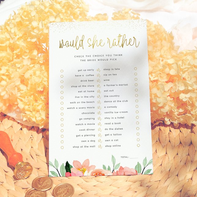 Guld Blommigt, skulle hon hellre Möhippa spel (Skapare uppladdad)