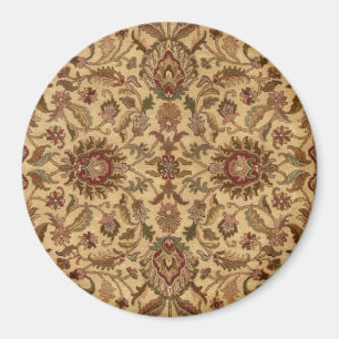 Guld Blommor Arabesque orientaltapisserier Magnet