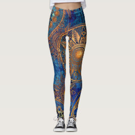 Guld & Blue Leggings