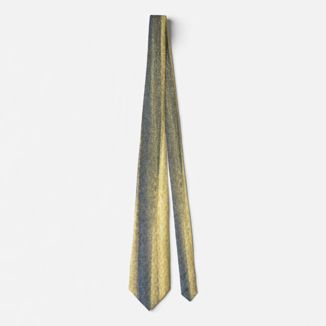 Guld Blue Linjer Tie Slips (Framsida)