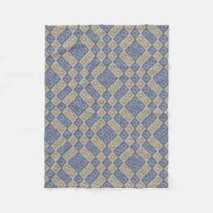 Guld Blue Star of David Art Panels Fleecefilt