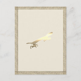 Guld Board Skateboarding Kids Vykort