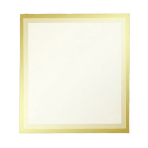 Guld Boarder Photo ram Anteckningsblock