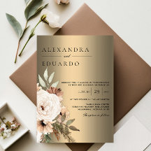 Guld Boho Elegance Bröllop