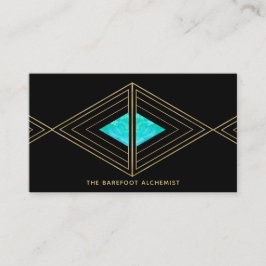 Guld- Boho för *~* trianglar - sakral Visitkort