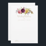 Guld Boho Tropical Blommigt Bröllop Ord i Wisdom Rådkort<br><div class="desc">Denna guld boho tropiska blommigt ord med visdomskort är perfekt för ett rustiskt bröllop. Utformningen har handmålade bruna fjädrar, boho-gult, vit, lila, rosa, , burgundblommor och blåbär som är snyggt placerade i vackra buketter. De här korten är perfekter för bröllop, möhippa, babydusch, studentfest och mycket mer. Anpassa korten med namn...</div>