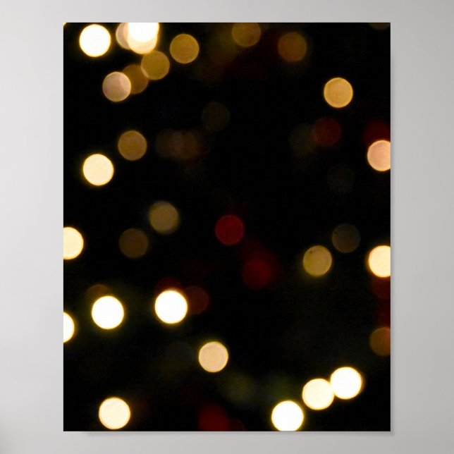 Guld Bokeh Poster (Framsidan)