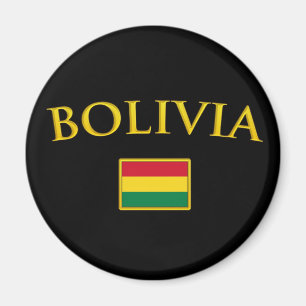 Guld- Bolivia Magnet