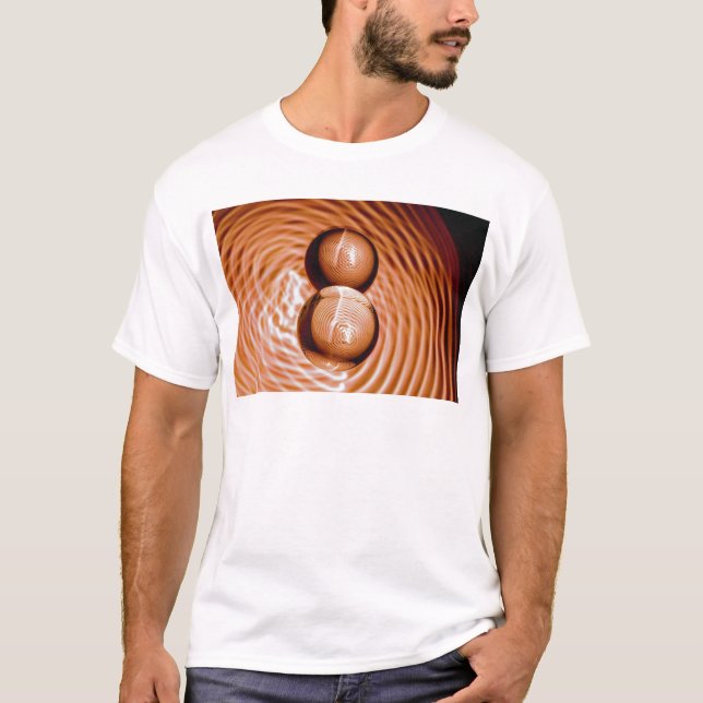 Guld- bollar tee shirt (Framsida)