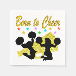 GULD BORN TILL CHEER MEGAPHONE CHEERLEADER PAPPERSSERVETT