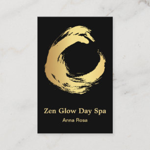 *~*guld borstar abstrakt Reiki Spameditation Visitkort