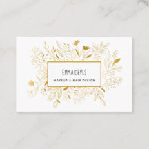 Guld Botanic Beauty Salon Hair Dresser Möte