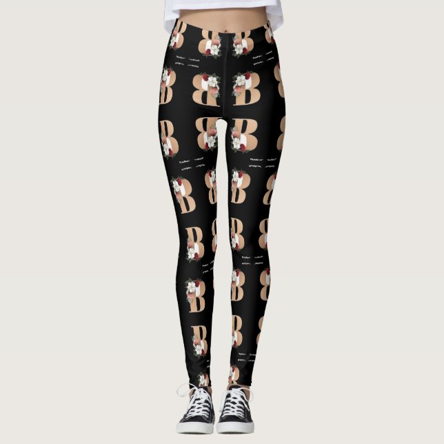 Guld Bow Leggins Leggings (Framsida)