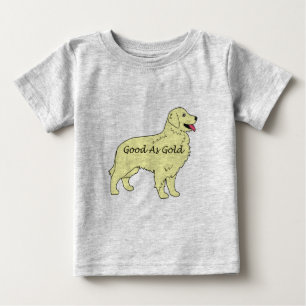 Guld- bra för Retrieverbabyranka som guld Tee