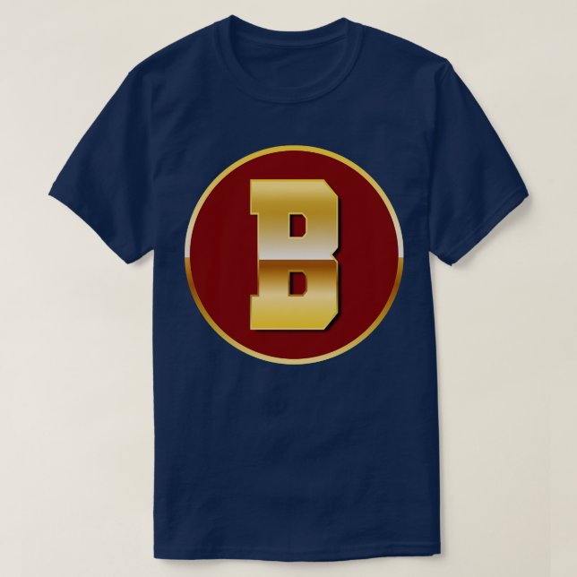 GULD BREV B T SHIRT (Design framsida)