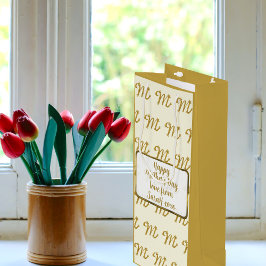 GULD BREV M MÖNSTER ELEGANT MORS DAG ANPASSNINGSBA