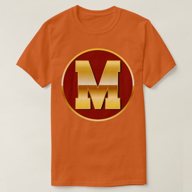 GULD BREV M T SHIRT (Design framsida)