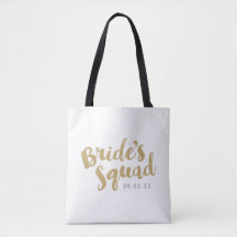 Guld Brides fyrkantstecken Personlig Brudens sida