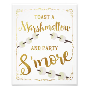 guld Bröllop är mer skyldigt party är mer Fototryck