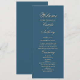 Guld Bröllop Program