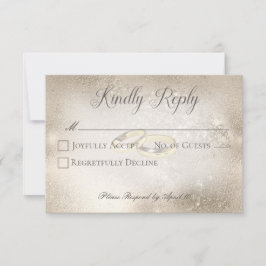 Guld Bröllop Ringar vid Guld Bröllop OSA Kort