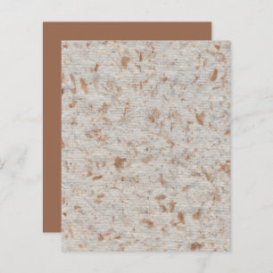 Guld Bronze White Handmade Struktur-skrapbok Pappe