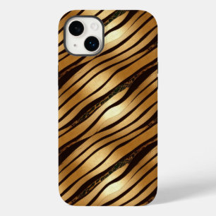 Guld Brown Leopard Print Rand