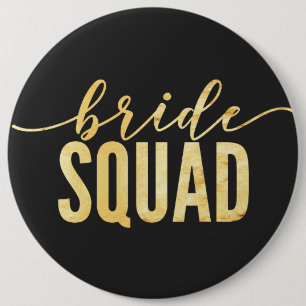 Guld- brudSquadBachelorette party Knapp
