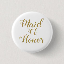 Guld Brudtärna Knapp