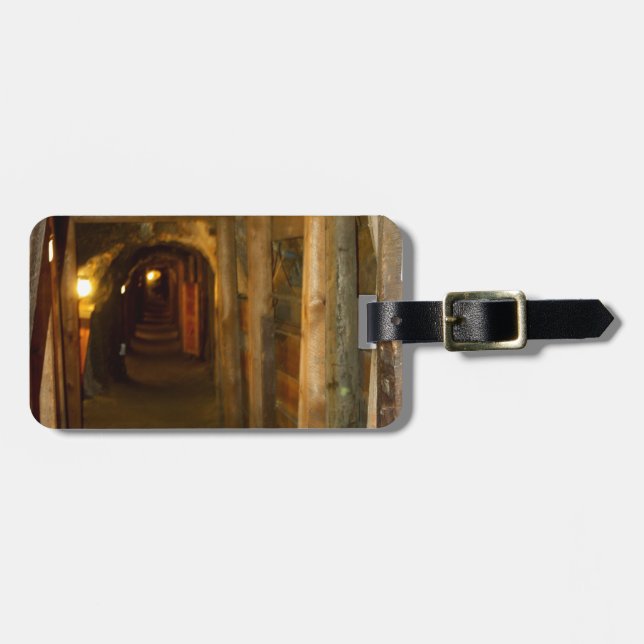 Guld bryter bagagebricka (Horisontell Framsida)
