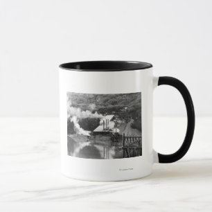 Guld bryter i Valdez, Alaska fotograferar Mugg