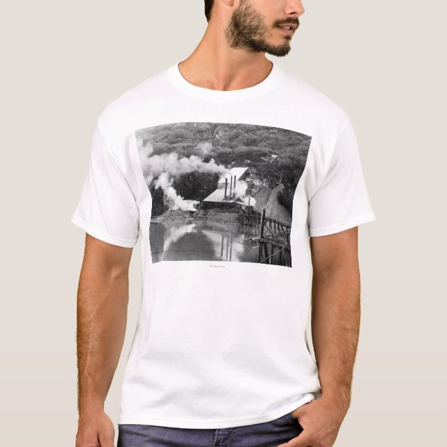 Guld bryter i Valdez, Alaska fotograferar Tee Shirt (Framsida)