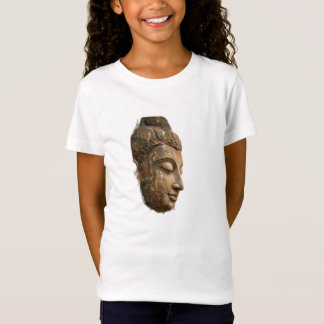 Guld Buddha-ansikte Grafisk T-shirt | Fredlig Zen
