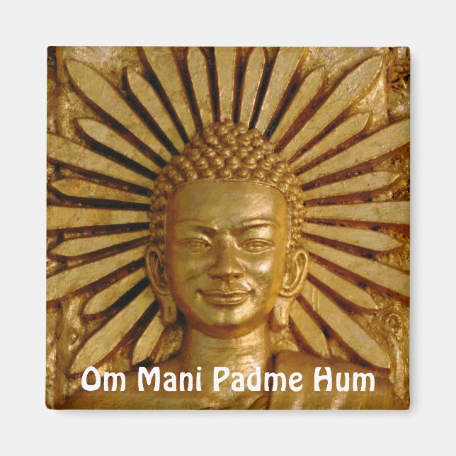 Guld Buddha, Compassion (Fridge Magnet) Magnet (Framsidan)